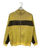 SUPREMEシュプリーム）の古着「2-Tone Ribbed Zip Up Sweater」｜イエロー×ブラック