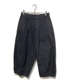 journal standard luxeジャーナルスタンダード ラックス）の古着「CLウェザー タックワークパンツ」｜ブラック
