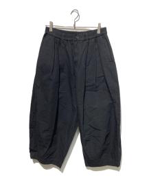 journal standard luxe（ジャーナルスタンダード ラックス）の古着「CLウェザー タックワークパンツ」｜ブラック