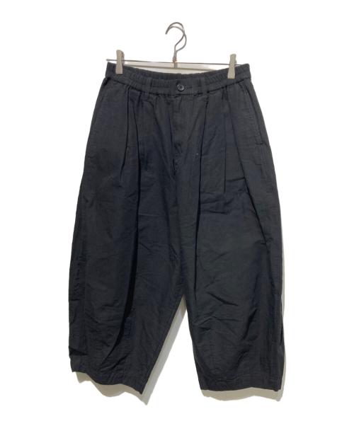 journal standard luxe（ジャーナルスタンダード ラックス）journal standard luxe (ジャーナルスタンダード ラックス) CLウェザー タックワークパンツ ブラック サイズ:FREEの古着・服飾アイテム