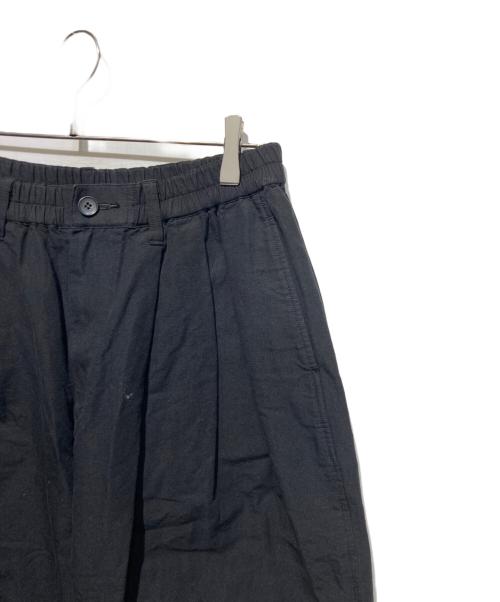journal standard luxe（ジャーナルスタンダード ラックス）journal standard luxe (ジャーナルスタンダード ラックス) CLウェザー タックワークパンツ ブラック サイズ:FREEの古着・服飾アイテム