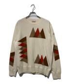 MONCLERモンクレール）の古着「GIROCOLLO TRICOT カシミヤ混ニット」｜ベージュ×ブラウン