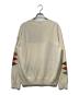 MONCLER (モンクレール) GIROCOLLO TRICOT カシミヤ混ニット ベージュ×ブラウン サイズ:XL：20000円