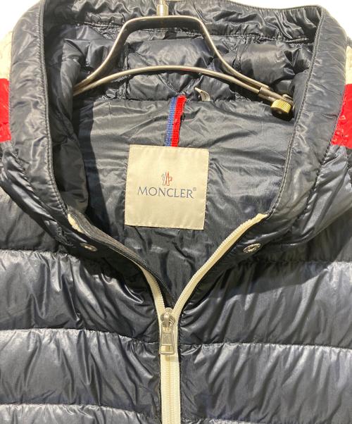 MONCLER（モンクレール）MONCLER (モンクレール) CEZE GIUBBOTTO ダウンジャケット ネイビー サイズ:４の古着・服飾アイテム