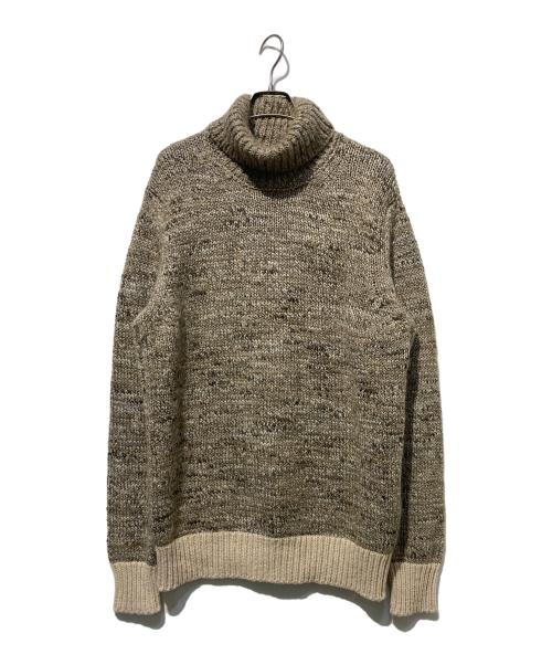 MONCLER（モンクレール）MONCLER (モンクレール) MAGLIONE TRICOT GIROCOLLO タートルネックニット ブラウン サイズ:XLの古着・服飾アイテム