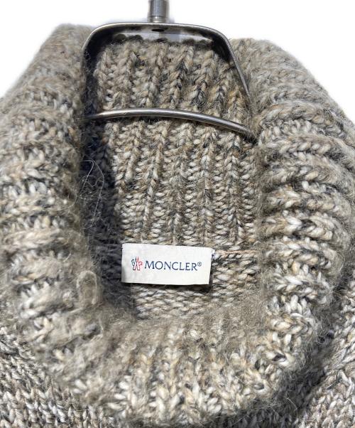 MONCLER（モンクレール）MONCLER (モンクレール) MAGLIONE TRICOT GIROCOLLO タートルネックニット ブラウン サイズ:XLの古着・服飾アイテム