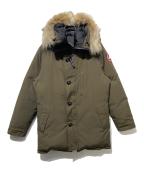 CANADA GOOSEカナダグース）の古着「Jasper Parka ダウンジャケット」｜オリーブ