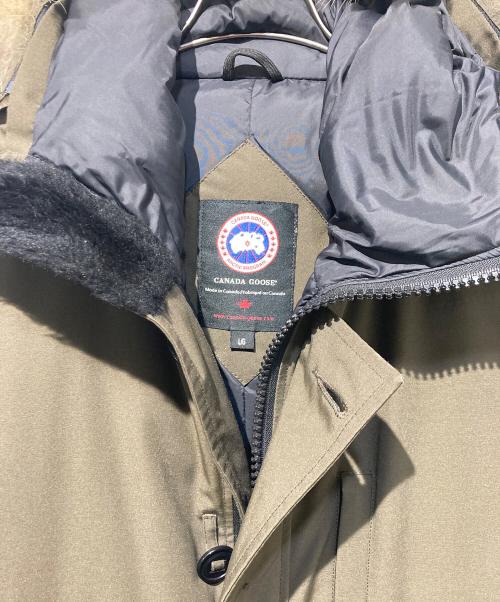CANADA GOOSE（カナダグース）CANADA GOOSE (カナダグース) Jasper Parka ダウンジャケット オリーブ サイズ:Lの古着・服飾アイテム
