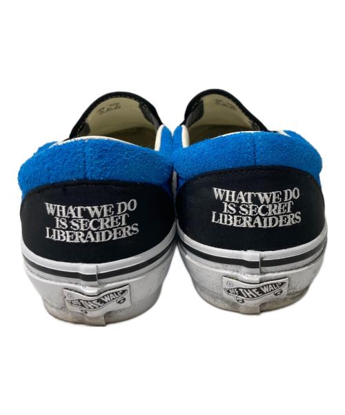 VANS（ヴァンズ）VANS (ヴァンズ) Liberaiders (リベレイダース) スリッポン ブラック×ブルー サイズ:27.5の古着・服飾アイテム