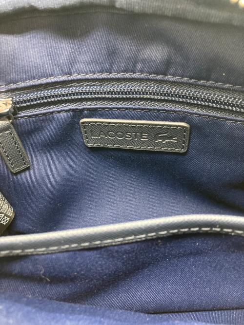 LACOSTE（ラコステ）LACOSTE (ラコステ) クラシック ショルダーバッグ ブラックの古着・服飾アイテム