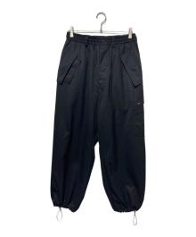 Y-3（ワイスリー）の古着「REFINED WOOL STRAIGHT PANTS」｜ブラック