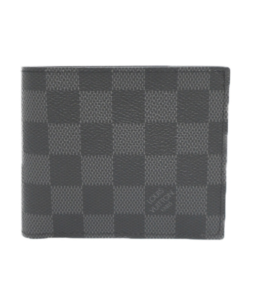 LOUIS VUITTON（ルイ ヴィトン）LOUIS VUITTON (ルイヴィトン) ポルトフォイユ・マルコ NM ダミエ・グラフィット サイズ:NM ダミエ N63336 CR0147の古着・服飾アイテム