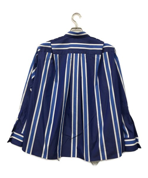 sacai（サカイ）sacai (サカイ) ストライプシャツ ブルー サイズ:2の古着・服飾アイテム
