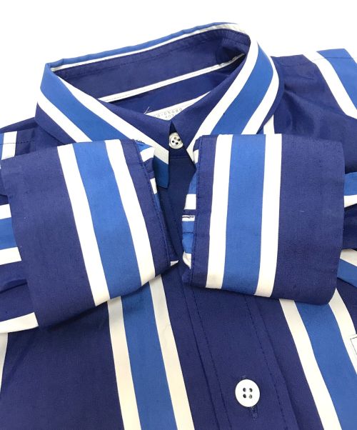 sacai（サカイ）sacai (サカイ) ストライプシャツ ブルー サイズ:2の古着・服飾アイテム