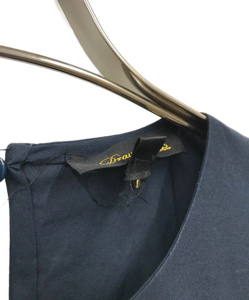 DRAWER（ドゥロワー）DRAWER (ドゥロワー) ワンピース ネイビー サイズ:36の古着・服飾アイテム