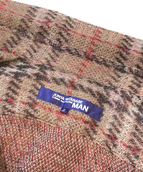 COMME des GARCONS JUNYA WATANABE MAN（コムデギャルソンジュンヤワタナベマン）COMME des GARCONS JUNYA WATANABE MAN (コム デ ギャルソン ジュンヤ ワタナベ マン) モヘヤシャツ ブラウン サイズ:Sの古着・服飾アイテム