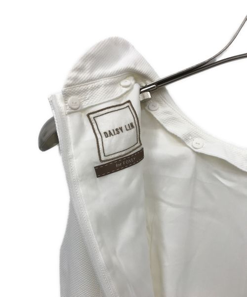 daisy lin for foxey（デイジーリン フォー フォクシー）daisy lin for foxey (デイジーリン フォー フォクシー) ノースリーブワンピース ホワイト サイズ:38の古着・服飾アイテム