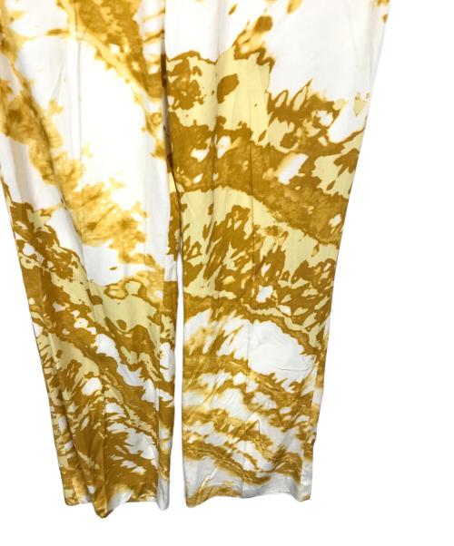 SCENTOF（セントオブ）SCENTOF (セントオブ) 総柄イージーパンツ イエロー サイズ:36の古着・服飾アイテム