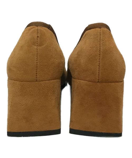 PELLICO SUNNY（ペリーコサニー）PELLICO SUNNY (ペリーコサニー) チャンキーヒールスウェードパンプス ベージュ サイズ:36の古着・服飾アイテム