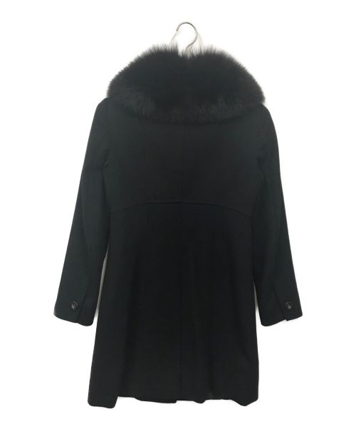 Max Mara Studio（マックスマーラ ストゥディオ）Max Mara Studio (マックスマーラ ストゥディオ) ウールコート ブラック サイズ:38の古着・服飾アイテム