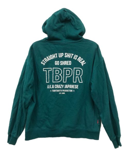 TIGHTBOOTH PRODUCTION（タイトブースプロダクション）TIGHTBOOTH PRODUCTION (タイトブースプロダクション) パーカー グリーン サイズ:Lの古着・服飾アイテム