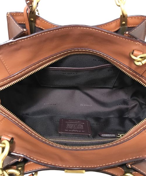 COACH（コーチ）COACH (コーチ) ドリーマーストローラフィア バック ベージュの古着・服飾アイテム