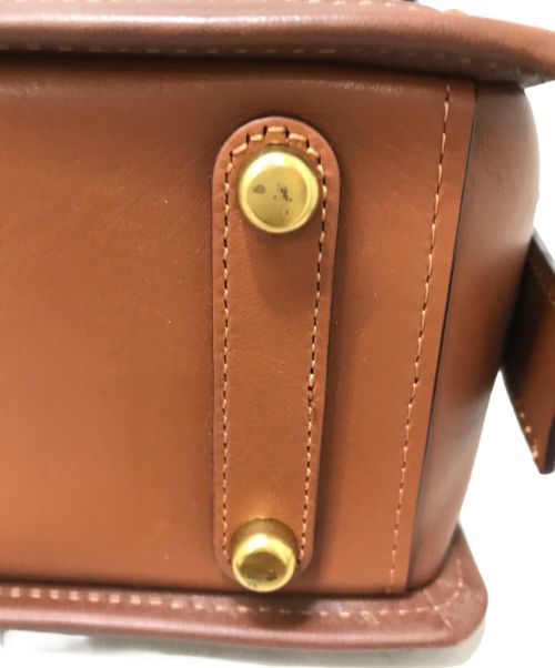 COACH（コーチ）COACH (コーチ) ドリーマーストローラフィア バック ベージュの古着・服飾アイテム