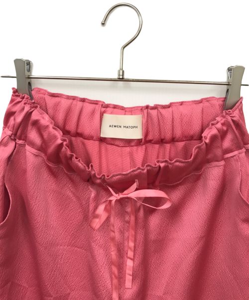 AEWEN MATOPH（イウエン マトフ）AEWEN MATOPH (イウエン マトフ) パンツ ピンク サイズ:38の古着・服飾アイテム