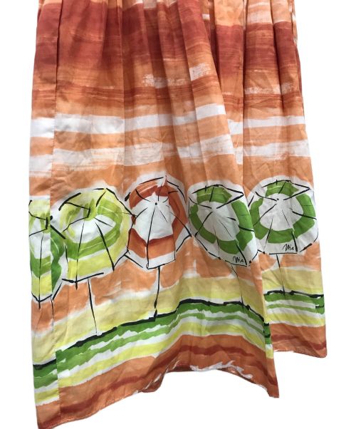 M'S GRACY（エムズグレイシー）M'S GRACY (エムズグレイシー) キャミソールワンピース オレンジ サイズ:38の古着・服飾アイテム