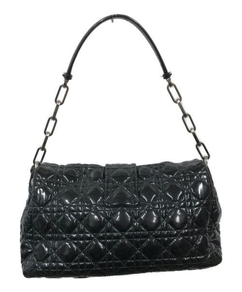 Christian Dior（クリスチャン ディオール）Christian Dior (クリスチャン ディオール) カナージュニューロックチェーンショルダーバッグ ブラックの古着・服飾アイテム