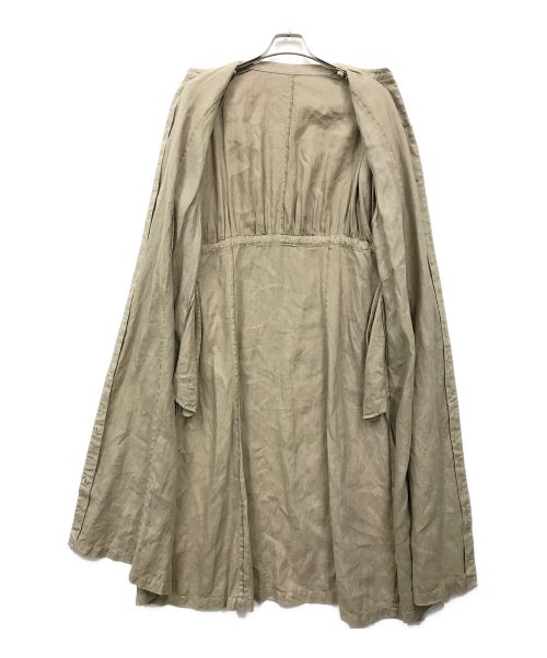nest Robe（ネストローブ）nest Robe (ネストローブ) リネンブラウスワンピース ベージュ サイズ:表記無しの古着・服飾アイテム