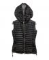 DUVETICA（デュベティカ）の古着「フーディライトダウンベスト」｜ブラック