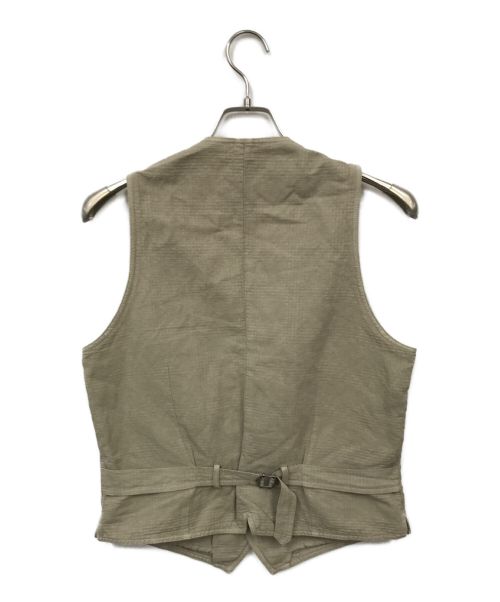 LARDINI（ラルディーニ）LARDINI (ラルディーニ) リネンコットンジレ ベージュ サイズ:46の古着・服飾アイテム