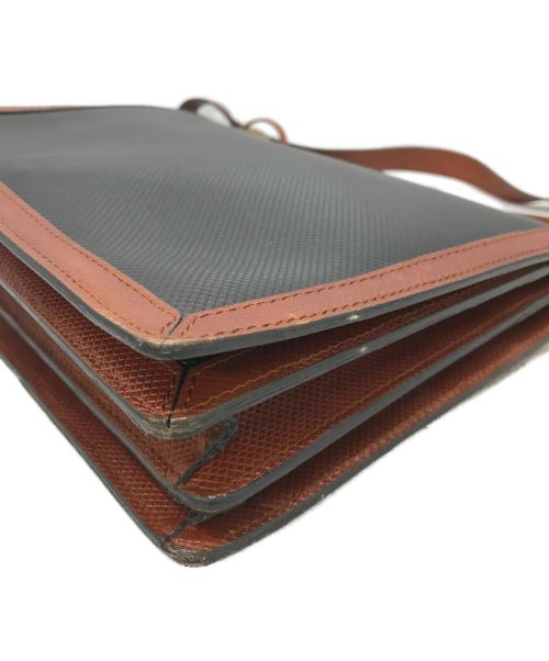 BOTTEGA VENETA（ボッテガベネタ）BOTTEGA VENETA (ボッテガベネタ) ヴィンテージPVCショルダーバッグ ブラックの古着・服飾アイテム