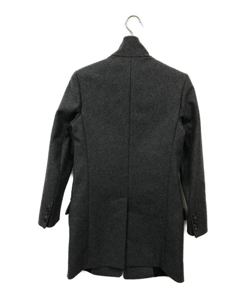 DIESEL Black Gold（ディーゼル ブラック ゴールド）DIESEL Black Gold (ディーゼル ブラック ゴールド) メルトンライダースコート グレー サイズ:38の古着・服飾アイテム