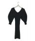 eimy istoire (エイミーイストワール) カーブスリーブリブニットワンピース ブラック サイズ:F：2000円