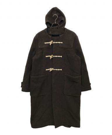 【美品】LENOウールカシミヤメルトンダッフルコート（ブラウン） カシミヤ混 中古・古着通販】leno (リノ) ウールカシミヤダッフルコート ブラウン