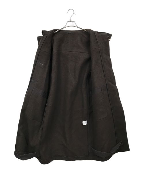 leno（リノ）leno (リノ) ウールカシミヤダッフルコート ブラウン サイズ:Mの古着・服飾アイテム