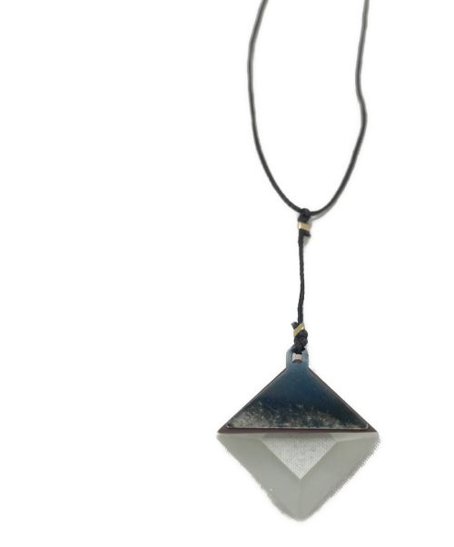 SIRISIRI（シリシリ）SIRISIRI (シリシリ) ガラスネックレス シルバーの古着・服飾アイテム