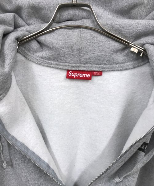 SUPREME（シュプリーム）SUPREME (シュプリーム) ジップパーカー グレー サイズ:Lの古着・服飾アイテム