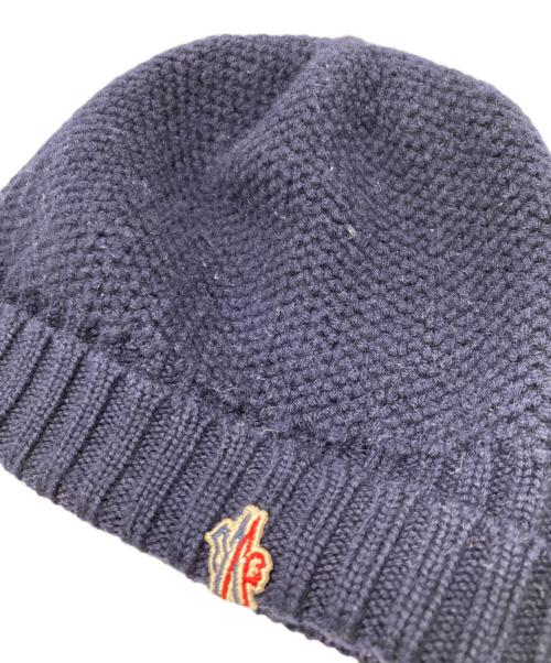 MONCLER（モンクレール）MONCLER (モンクレール) ニットキャップ ネイビーの古着・服飾アイテム