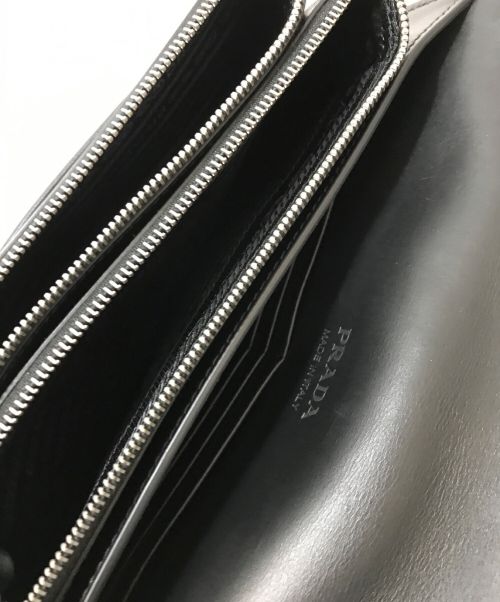PRADA（プラダ）PRADA (プラダ) ゴートファーショルダーバッグ ブラウンの古着・服飾アイテム