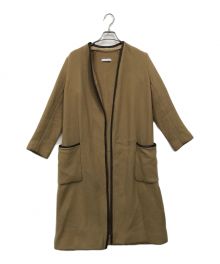 TEN×Ron Herman（テン×ロンハーマン）の古着「ウールカシミアパイピングコート」｜ベージュ