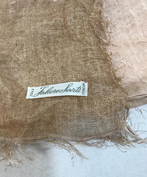 FALIERO SARTI（ファリエロサルティ）FALIERO SARTI (ファリエロサルティ) シルク混ストール ピンクの古着・服飾アイテム