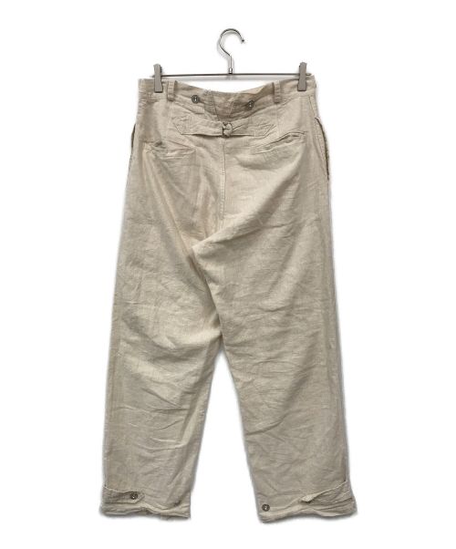 French Military Bourgeron（フランス軍）French Military Bourgeron (フランス軍) ボージョンリネンパンツ ベージュ サイズ:76の古着・服飾アイテム