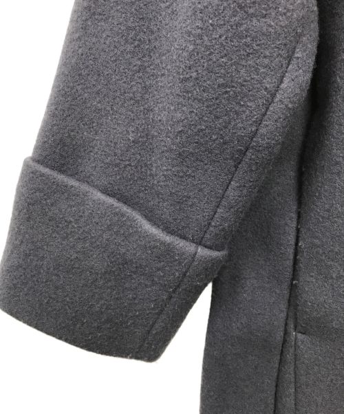 EMMEL REFINES（エメル リファインズ）EMMEL REFINES (エメル リファインズ) ベルテッドフレアロングコート ネイビー サイズ:XSの古着・服飾アイテム