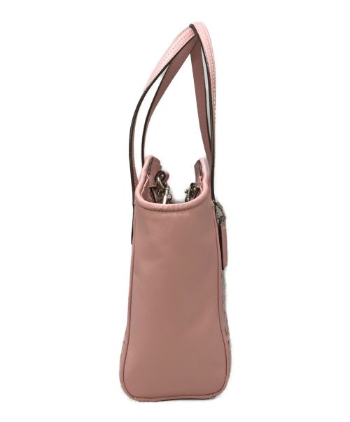 COACH（コーチ）COACH (コーチ) アイレットベティショルダーバック ピンクの古着・服飾アイテム