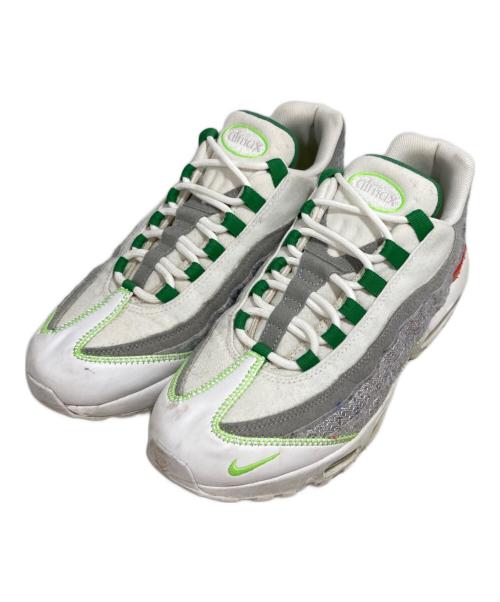 NIKE（ナイキ）NIKE (ナイキ) スニーカー ホワイト×グリーン サイズ:26.5の古着・服飾アイテム