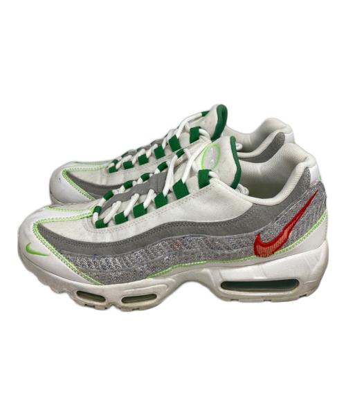 NIKE（ナイキ）NIKE (ナイキ) スニーカー ホワイト×グリーン サイズ:26.5の古着・服飾アイテム