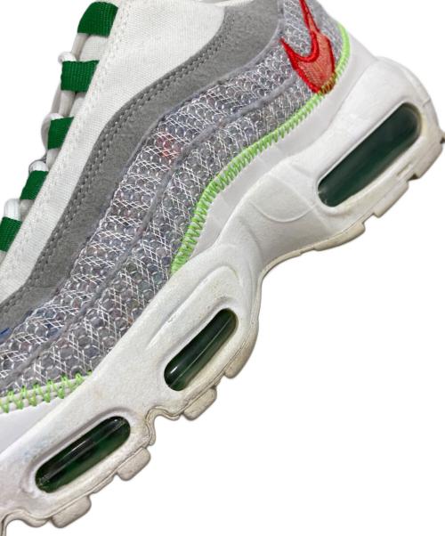 NIKE（ナイキ）NIKE (ナイキ) スニーカー ホワイト×グリーン サイズ:26.5の古着・服飾アイテム